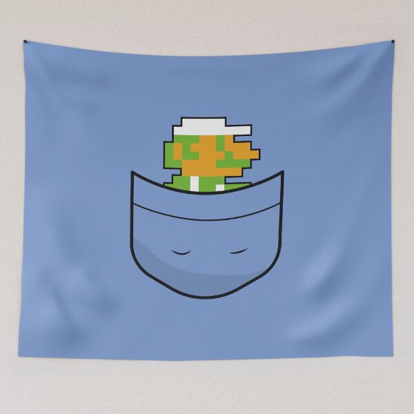 Item preview, Retro Luigi in pocket designed and sold by Necronder.
