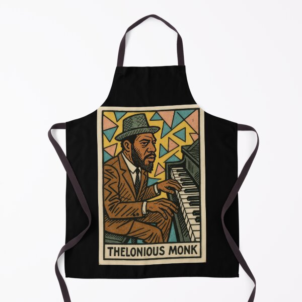 Item preview, Thelonious Monk Jazz Legend – Geometric Modern Art Piano Portrait #551 designed and sold by vistalyn.