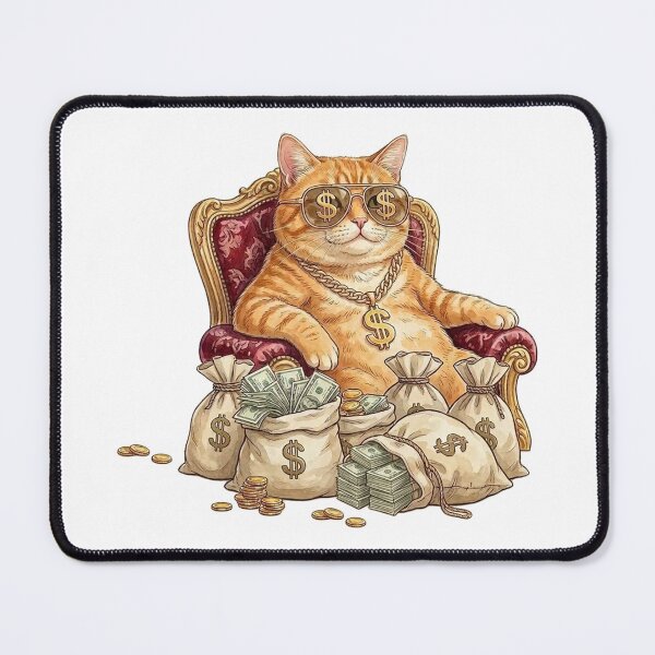 Item preview, Cat and money designed and sold by snoWorkshop.