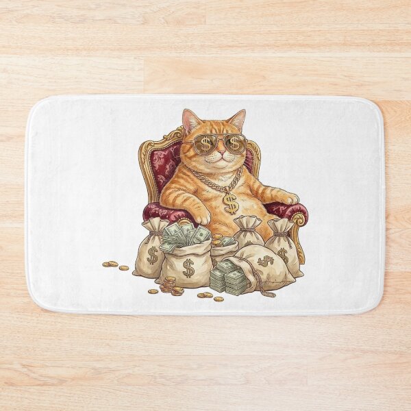 Item preview, Cat and money designed and sold by snoWorkshop.
