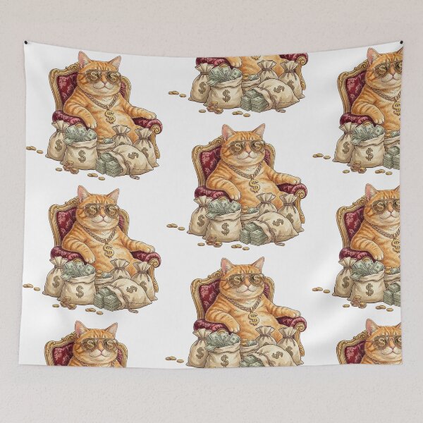Item preview, Cat and money designed and sold by snoWorkshop.