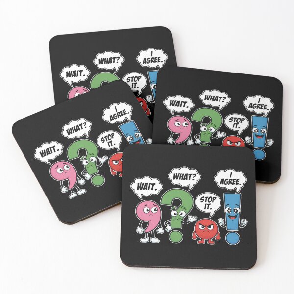 Item preview, Punctuation Marks Conversation Cartoon Design designed and sold by TshirtsOnline-.