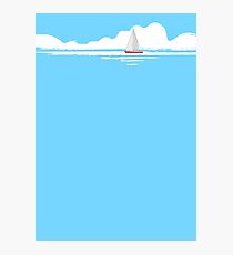 SailAway With Me - blue version Photographic Print