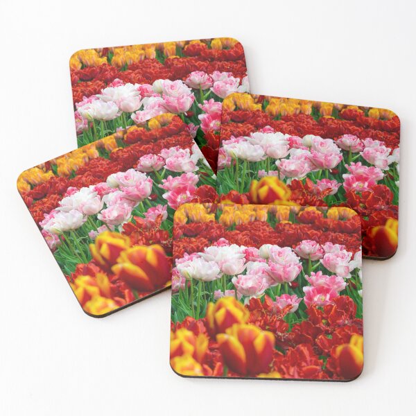 Item preview, Colourful Tulip Fields in Spring – Floral Garden Photography designed and sold by ThatSurreyLife.