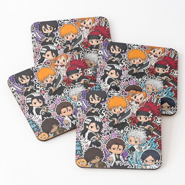 Item preview, Chibi Anime Swordsman Sticker Collage | Cute Fantasy Warrior Kawaii Manga Style Illustration designed and sold by Dyan4.
