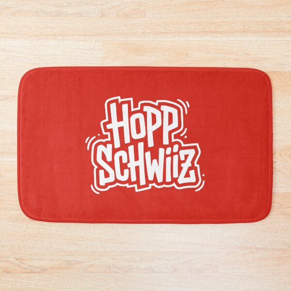 Item preview, Hopp Schwiiz Switzerland Fan Cheer designed and sold by AntiqueImages.