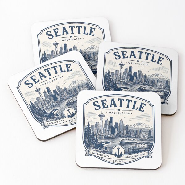 Item preview, Seattle Washington  designed and sold by PamLeeDesign.