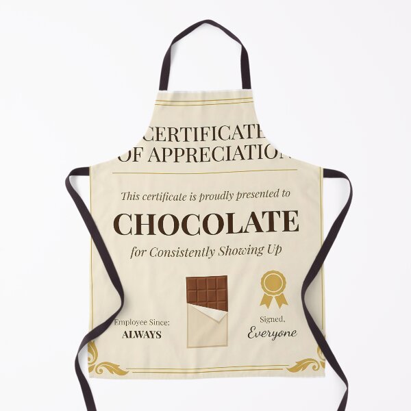 Item preview, Chocolate Employee Of The Month Funny Food Certificate Gift designed and sold by how-is-design.
