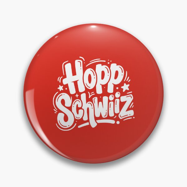 Item preview, Hopp Schwiiz Go Switzerland Swiss Fan designed and sold by AntiqueImages.