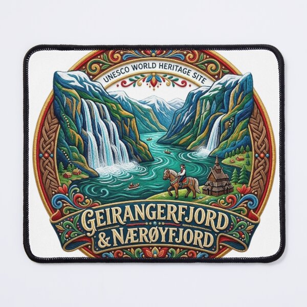 Item preview, Geirangerfjord & Nærøyfjord designed and sold by likbatonboot.
