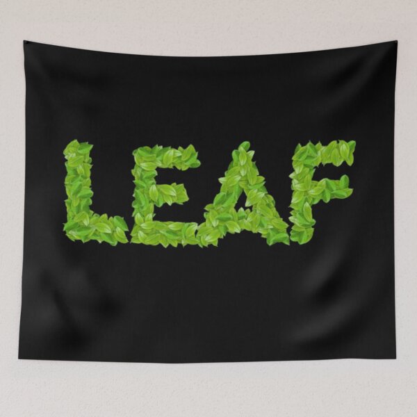 Item preview, "LEAF" Organic Typography Design designed and sold by Khadigadesings.