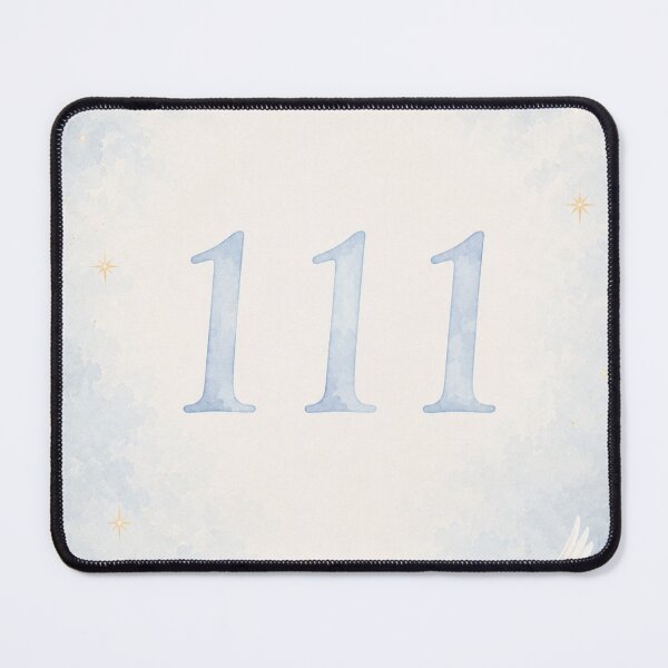 Item preview, 111 Angel Number Sacred Art Print designed and sold by AngelLighthouse.