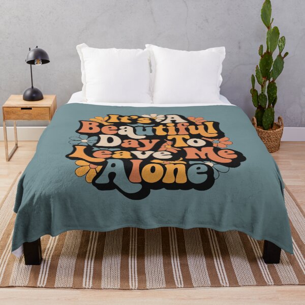 Item preview, It's A Beautiful Day To Leave Me Alone Sarcastic Retro designed and sold by ArystDesign.