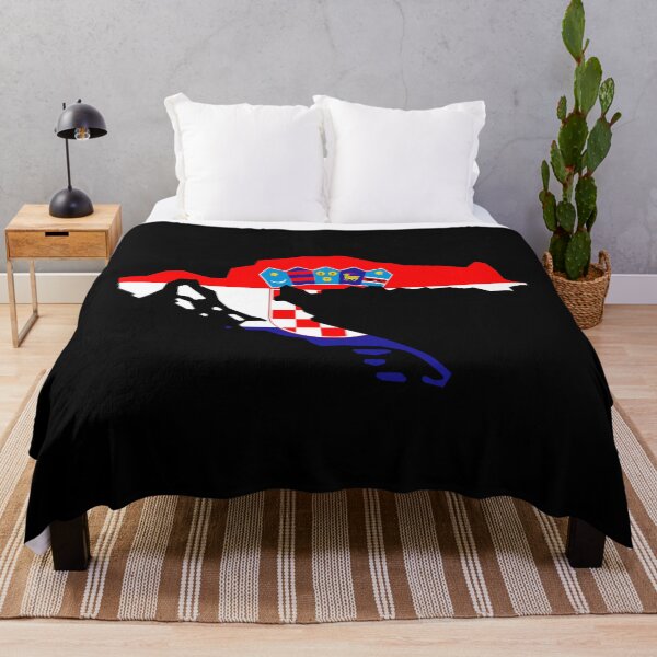 Item preview, Croatia Shaped Flag HR designed and sold by shitpostee.