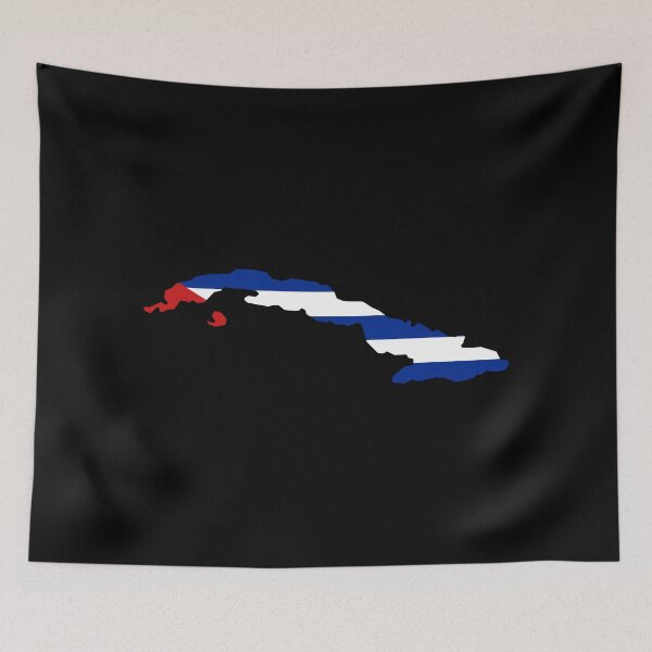 Item preview, Cuba Shaped Flag CU designed and sold by shitpostee.