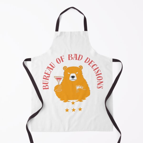 Item preview, Bureau Of Bad Decisions Gambling Bear Retro Vector designed and sold by AbderraimArt.