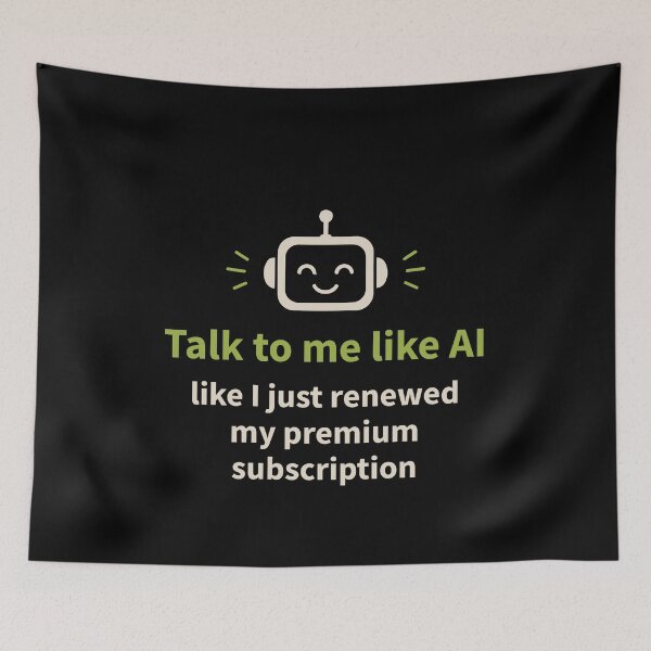 Item preview, Funny AI Premium Subscriber designed and sold by AntiqueImages.