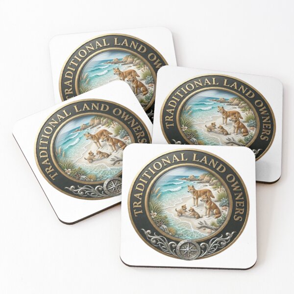 Item preview, Dingoes - Traditional Land Owners designed and sold by Kirrindy Designs.