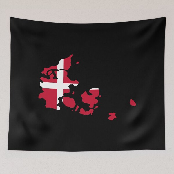 Item preview, Denmark Shaped Flag DK designed and sold by shitpostee.