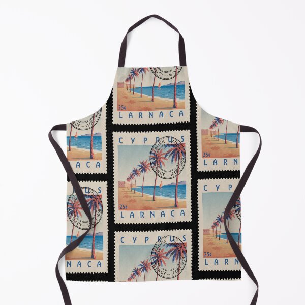 Item preview, Larnaca Cyprus Mediterranean Coast Postage Stamp Travel Sticker designed and sold by stickercuffs.