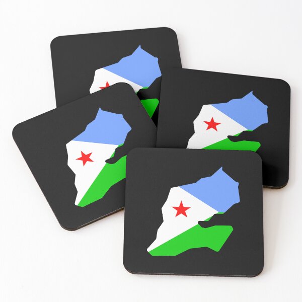Item preview, Djibouti Shaped Flag DJ designed and sold by shitpostee.