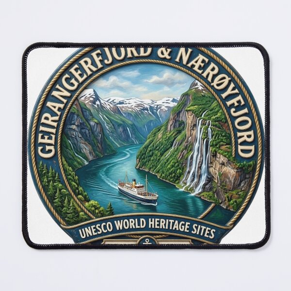 Item preview, Geirangerfjord & Nærøyfjord designed and sold by likbatonboot.