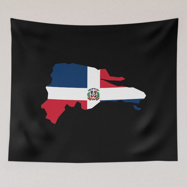 Item preview, Dominican Republic Shaped Flag DO designed and sold by shitpostee.