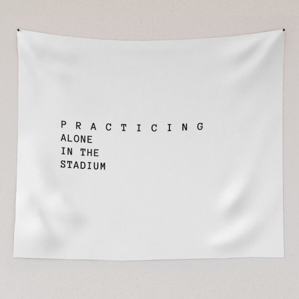 Item preview, Practicing alone in the stadium designed and sold by ArtistTejal.