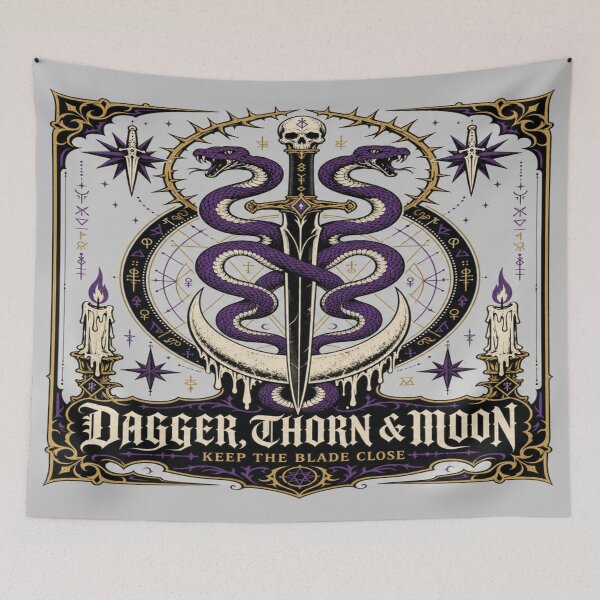 Item preview, Gothic Ritual Sword Serpent Dark Fantasy Art designed and sold by InkspirationGraphics.