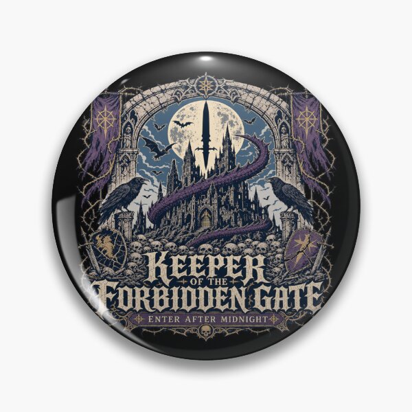 Item preview, Gothic Ruined Castle Dark Fantasy Art designed and sold by InkspirationGraphics.