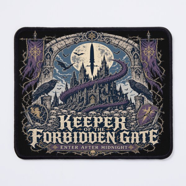 Item preview, Gothic Ruined Castle Dark Fantasy Art designed and sold by InkspirationGraphics.