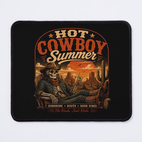 Item preview, Hot Cowboy Summer T-Shirt – Vintage Western Skeleton Design, Retro Cowboy , Funny Summer Graphic Shirt designed and sold by Artimax-Studio.