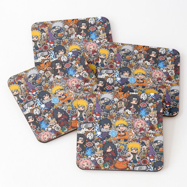 Item preview, Cute Ninja Anime Sticker Collage | Chibi Fantasy Warrior Kawaii Manga Style Illustration designed and sold by Dyan4.