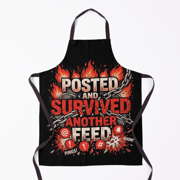 Item preview, Posted And Survived Social Media Skull designed and sold by sergiuvechiu.
