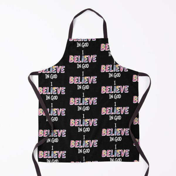 Item preview, I Believe in God – Colorful Christian Faith Typography Design designed and sold by Alpha-Hood.