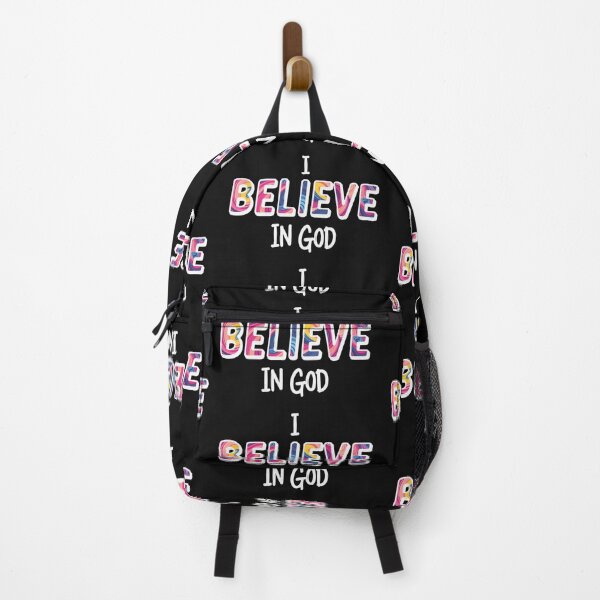Item preview, I Believe in God – Colorful Christian Faith Typography Design designed and sold by Alpha-Hood.