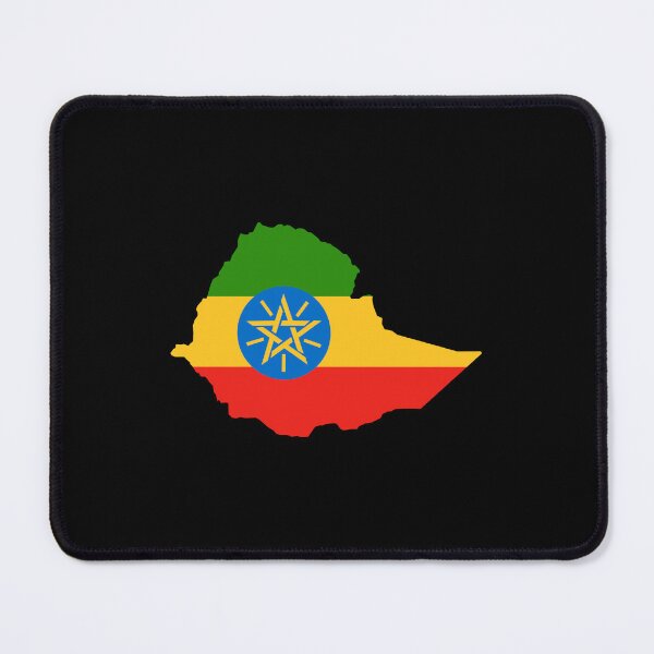 Item preview, Ethiopia Shaped Flag ET designed and sold by shitpostee.