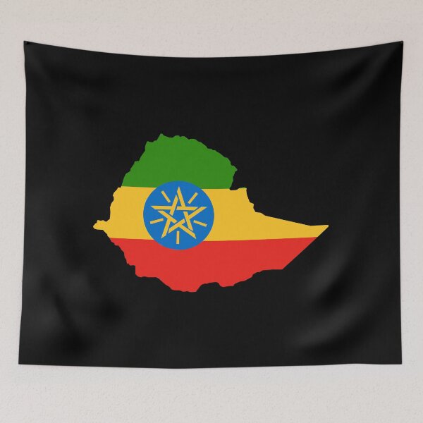 Item preview, Ethiopia Shaped Flag ET designed and sold by shitpostee.