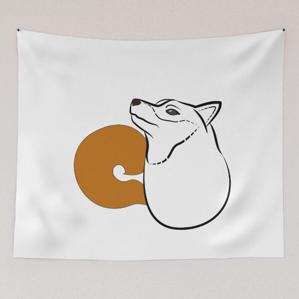 Item preview, Shiba Inu Sumi-e (Japanese ink painting) "MIKAN-c" designed and sold by ShibaCruise-On.