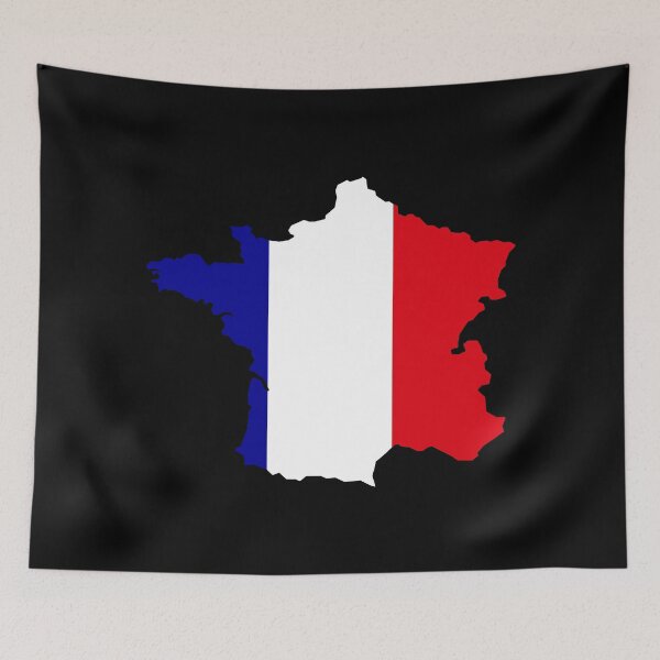 Item preview, France Shaped Flag FR designed and sold by shitpostee.