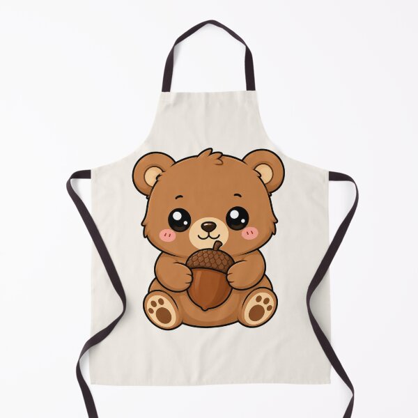 Item preview, Cute Teddy Bear Holding Acorn Autumn Season designed and sold by Seculinator.