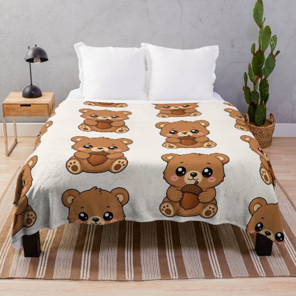 Item preview, Cute Teddy Bear Holding Acorn Autumn Season designed and sold by Seculinator.