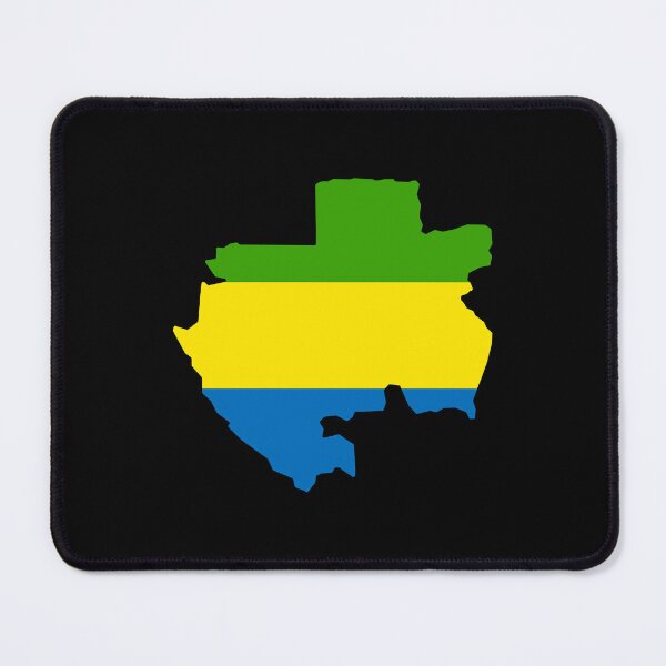 Item preview, Gabon Shaped Flag GA designed and sold by shitpostee.