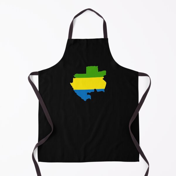 Item preview, Gabon Shaped Flag GA designed and sold by shitpostee.