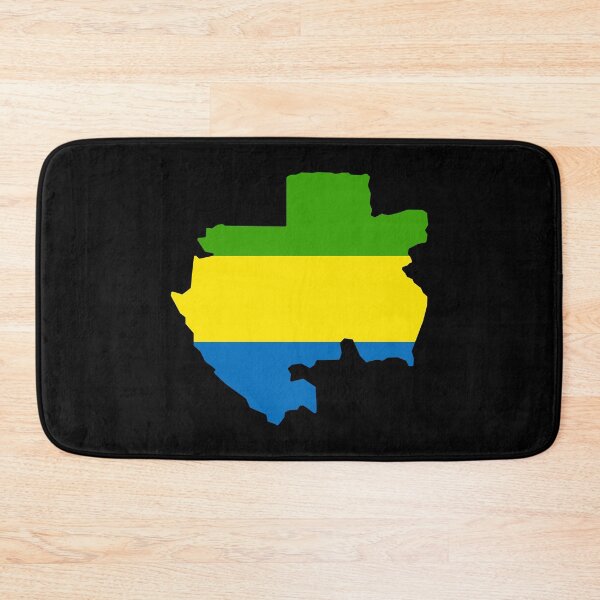 Item preview, Gabon Shaped Flag GA designed and sold by shitpostee.