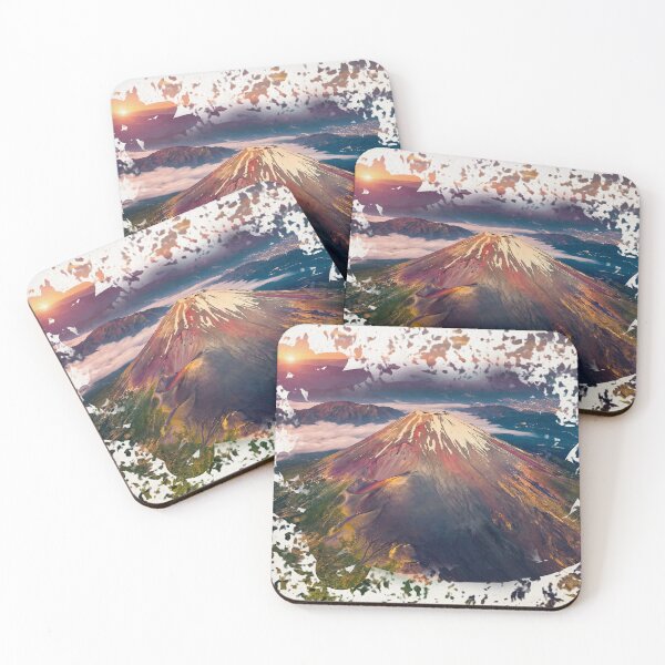 Item preview, Mount Fuji Sunrise Artistic Landscape designed and sold by ArtworkNorth.