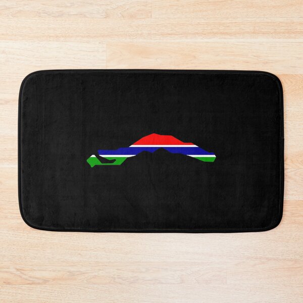 Item preview, Gambia Shaped Flag GM designed and sold by shitpostee.