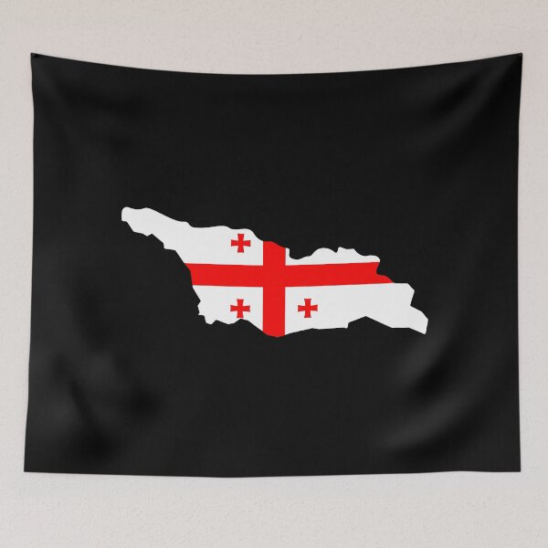 Item preview, Georgia Shaped Flag GE designed and sold by shitpostee.