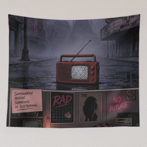 Item preview, The End of Broadcast | Dark Graphic Novel Art designed and sold by reflejoentinta.