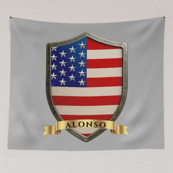 Item preview, Alonso American Heritage Crest Shield designed and sold by Highlandkings.